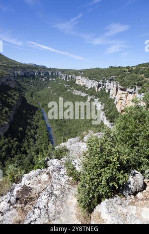 Ebro Canyons, Pesquera de Ebro, Burgos, Castilla y Leon, Espagne, Europe Banque D'Images