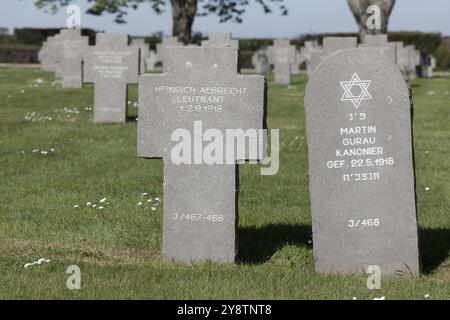 Cimetière de Vauxbuin, Picardie, France, Europe Banque D'Images