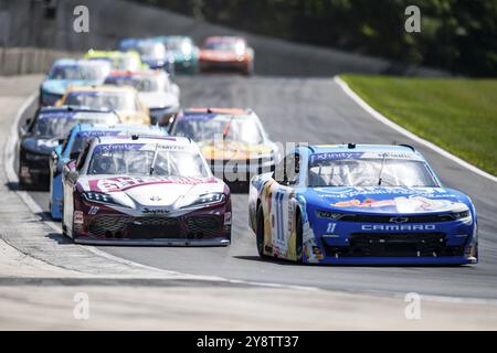 Daniel Hemric conduit sur piste lors du Road America 180 à Road America à Elkhart Lake WI Banque D'Images
