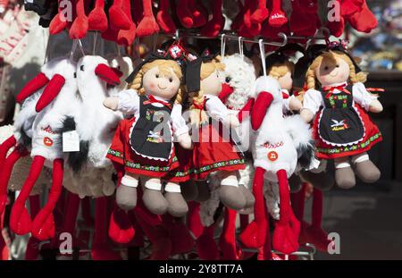 Souvenirs à Strasbourg, Bas-Rhin, Alsace, France, Europe Banque D'Images