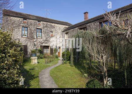 Maison à Barbizon, Seine et Marne, Ile de France, France, Europe Banque D'Images