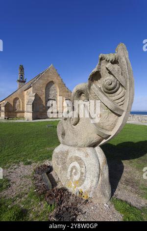 Chapelle notre-dame de Rocamadour, Camaret-sur-mer, Bretagne, France, Europe Banque D'Images