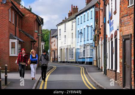 Maisons d'époque, Park Street, Towcester, Northamptonshire, Angleterre, Royaume-Uni Banque D'Images