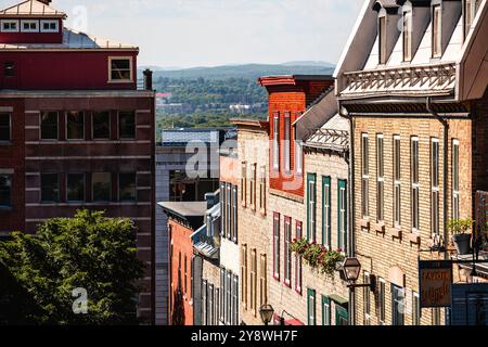 Sites touristiques de Québec, Canada Banque D'Images