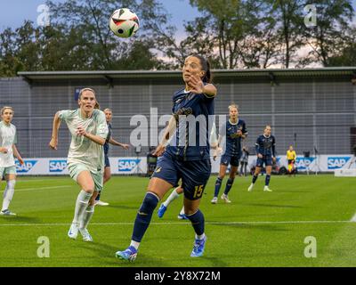 Marta Cazalla Garcia (TSG 1899 Hoffenheim Frauen, #15) TSG 1899 Hoffenheim v. SV Werder Brême, Fussball, Google Pixel Frauen-Bundesliga , 5. Spieltag, saison 2024/2025, 06.10.2024, Foto : Eibner-Pressefoto/Lena und Christina Wessely Banque D'Images