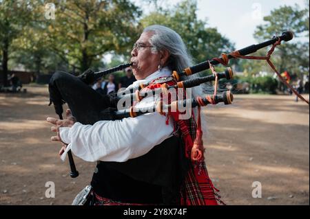 Tenue du festival de la Renaissance du Texas sur le thème médiéval Banque D'Images