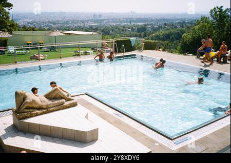 Piscine de Krapfenwaldlbad, Vienne, Autriche, Europe. Banque D'Images