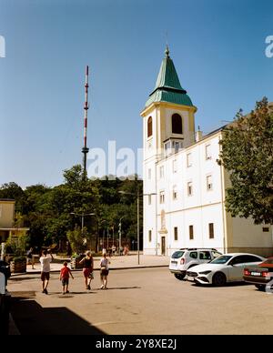 Église Josef Kahlenberg dans le 19ème arrondissement de Vienne partie de la Wienerwald (bois de Vienne), Vienne Autriche. Banque D'Images