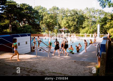 Piscine de Krapfenwaldlbad, Vienne, Autriche, Europe. Banque D'Images