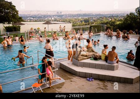 Piscine de Krapfenwaldlbad, Vienne, Autriche, Europe. Banque D'Images