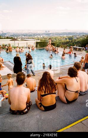 Piscine de Krapfenwaldlbad, Vienne, Autriche, Europe. Banque D'Images