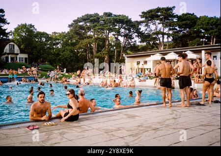 Piscine de Krapfenwaldlbad, Vienne, Autriche, Europe. Banque D'Images