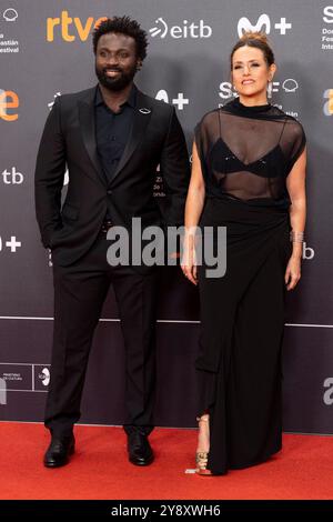 Itziar Ituño et Malcom Treviño assistent à la cérémonie de clôture du 72e Festival international du film de Saint-Sébastien au Palais Kursaal. Banque D'Images