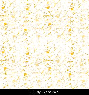 Motif aquarelle sans couture. Taches et taches d'aquarelle jaune, dessinées à la main à l'aquarelle. Illustration aquarelle. Convient pour l'impression Banque D'Images