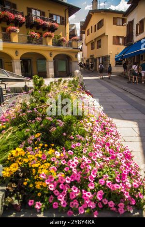 courmayeur à val aoste en italie Banque D'Images