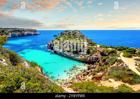 Calo del Moro, Majorque, Espagne Banque D'Images