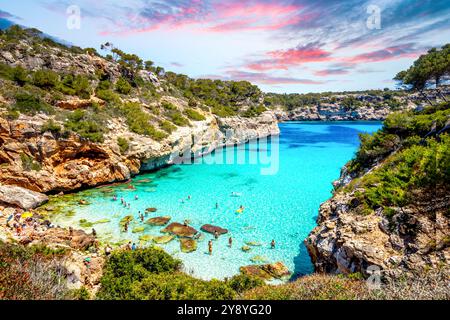 Calo del Moro, Majorque, Espagne Banque D'Images