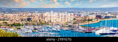 Ville de Palma de Majorque, Espagne Banque D'Images