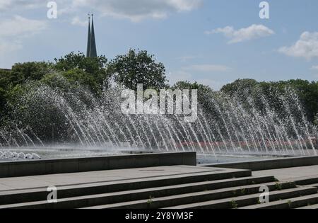 fontaine berlin, allemagne Banque D'Images