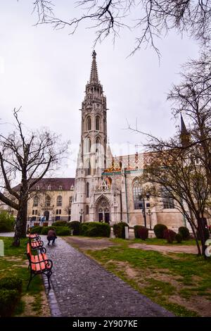 – Église Matthias, église catholique romaine à Budapest Banque D'Images