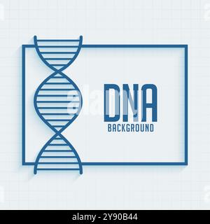 Fond de structure de l'ADN bio tech pour vecteur de recherche génétique Illustration de Vecteur