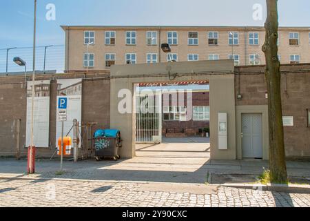 Berlin, Allemagne 2 juin 2009. Entrée de la prison de la Stasi, maintenant connue sous le nom de Berlin Hohenschönhausen Memorial Banque D'Images