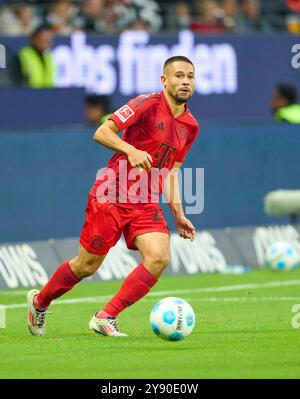 Raphael Guerreiro, FCB 22 dans le match EINTRACHT FRANKFURT - FC BAYERN MUENCHEN 3-3 le 6 octobre 2024 à Francfort, Allemagne. Saison 2024/2025, 1.Bundesliga, FCB,, München, journée 6, 6.Spieltag photographe : Peter Schatz - LA RÉGLEMENTATION DFL INTERDIT TOUTE UTILISATION DE PHOTOGRAPHIES comme SÉQUENCES D'IMAGES et/ou QUASI-VIDÉO - Banque D'Images