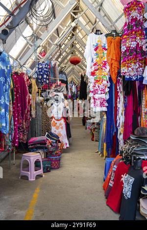 Bazar, souvenir, Grand Baie, Océan Indien, Île, Maurice, Afrique Banque D'Images