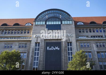 KaDeWe, Kaufhaus des Westens, grands magasins traditionnels à Berlin, Berlin, Allemagne, Europe Banque D'Images