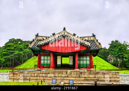 Jeongneung, tombe du roi Jungjong à Séoul, patrimoine mondial de l'UNESCO en Corée du Sud Banque D'Images