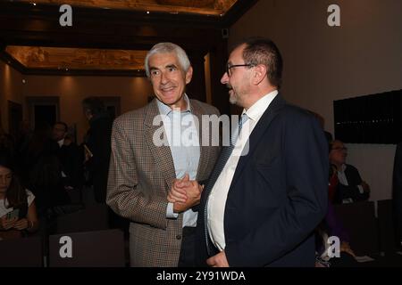 Rome, Spazio Sette Bookshop présentation du livre de Dario Franceschini 'Aqua e Tera'. Sur la photo : Banque D'Images