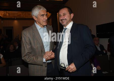 Rome, Spazio Sette Bookshop présentation du livre de Dario Franceschini 'Aqua e Tera'. Sur la photo : Banque D'Images