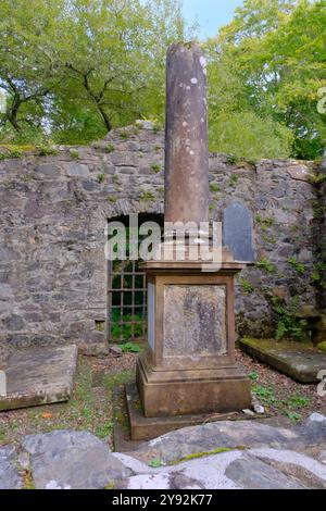 Château et chapelle de Dunstaffnage, près d'Oban, Argyll et Bute, Écosse Banque D'Images