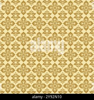 Talavera Seamless Pattern. Dalle azulejos. Ornement turc. Mosaïque de tuiles marocaines. Motif Batik vecteur Illustration de Vecteur
