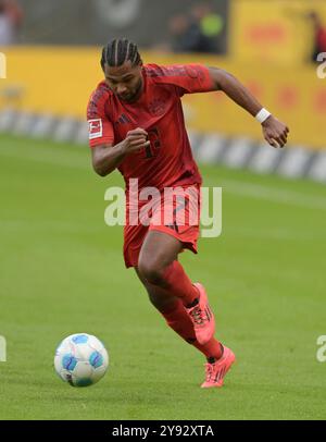 Francfort, Deutschland. 06 octobre 2024. Serge Gnabry fotografiert beim Fußball Bundesliga Spiel Eintracht Frankfurt gegen den FC. Bayern München. AM 6.9.2024 à Francfort. Crédit : dpa/Alamy Live News Banque D'Images