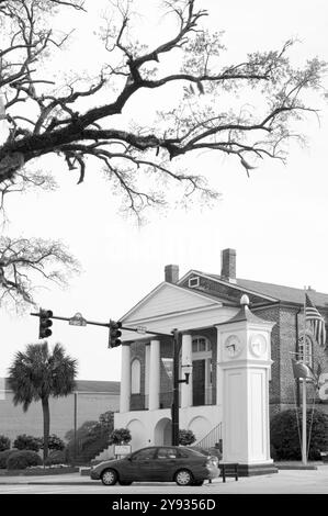 Hôtel de ville historique et palais de justice à Conway, Caroline du Sud, États-Unis. Banque D'Images