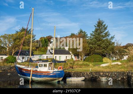 Port d'Easdale Island, près d'Oban, Argyll et Bute, Écosse, Royaume-Uni Banque D'Images