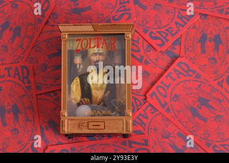 Zoltar Fortune Teller machine du film BIG - divertissements balnéaires racontent votre avenir Banque D'Images