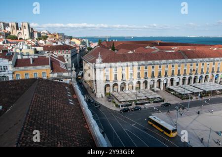 Lisboa Story Centre à Praça do Comércio - Portogallo Banque D'Images