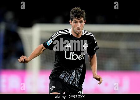 Naples, Italie. 04 octobre 2024. Sergi Roberto de Como 1907 lors de la série Serie A Enilive match entre SSC Napoli et Como 1907 au Stadio Diego Armando Maradona le 4 octobre 2024 à Naples, Italie crédit : Giuseppe Maffia/Alamy Live News Banque D'Images