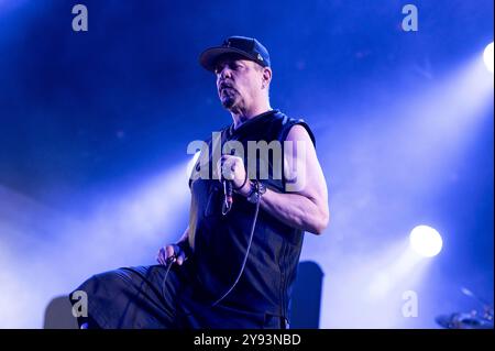 28 juin 2024 : Ice-T se produit avec Body Count au festival Hellfest Open Air à Clisson Banque D'Images