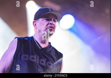 28 juin 2024 : Ice-T se produit avec Body Count au festival Hellfest Open Air à Clisson Banque D'Images