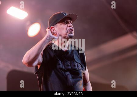 28 juin 2024 : Ice-T se produit avec Body Count au festival Hellfest Open Air à Clisson Banque D'Images