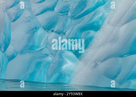 Glace sous toutes ses formes dans l'archipel du Svalbard, en Norvège, en Arctique, en Europe Banque D'Images