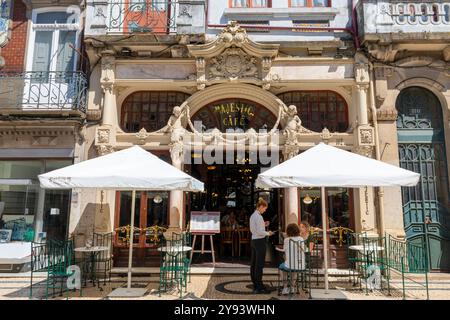 Majestic Cafe, Porto, Norte, Portugal, Europe Banque D'Images