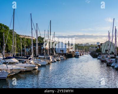 Penarth Portway Marina, Penarth, Vale of Glamorgan, pays de Galles, Royaume-Uni, Europe Banque D'Images