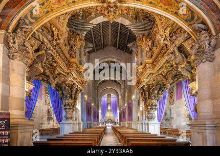 Cathédrale de Braga (se Catedral de Braga), Braga, Minho, Portugal, Europe Banque D'Images