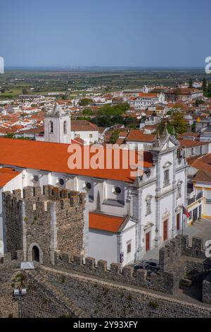 Église paroissiale de Sao Tiago, Cathédrale de Beja, Beja, Alentejo, Portugal, Europe Banque D'Images