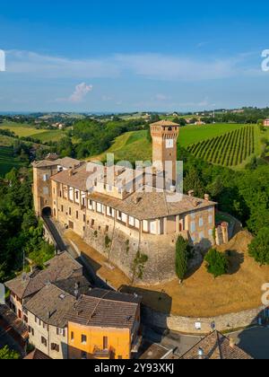 Château de Levizzano Rangone, Levizzano, Castelvetro di Modena, Modène, Emilie-Romagne, Italie, Europe Banque D'Images