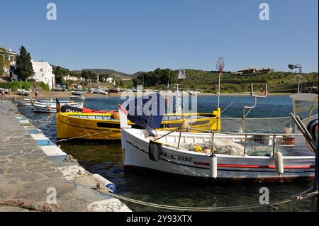 Port de Portlligat, Cap Creus, Costa Brava, Catalogne, Espagne, Europe Banque D'Images